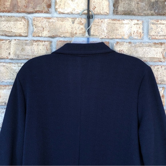 rabbit rabbit rabbit Designs 43N72Q60 Made USA Vintage Navy Long Over Dress 16P - Picture 5 of 12